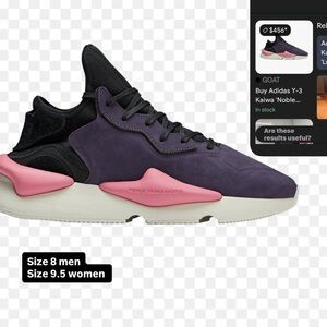 Y-3 Kaiwa Women's Sneakers - Black and Purple